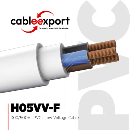 H05VV-F 2x1,5 mm² 300/500V PVC - Low Voltage Cable